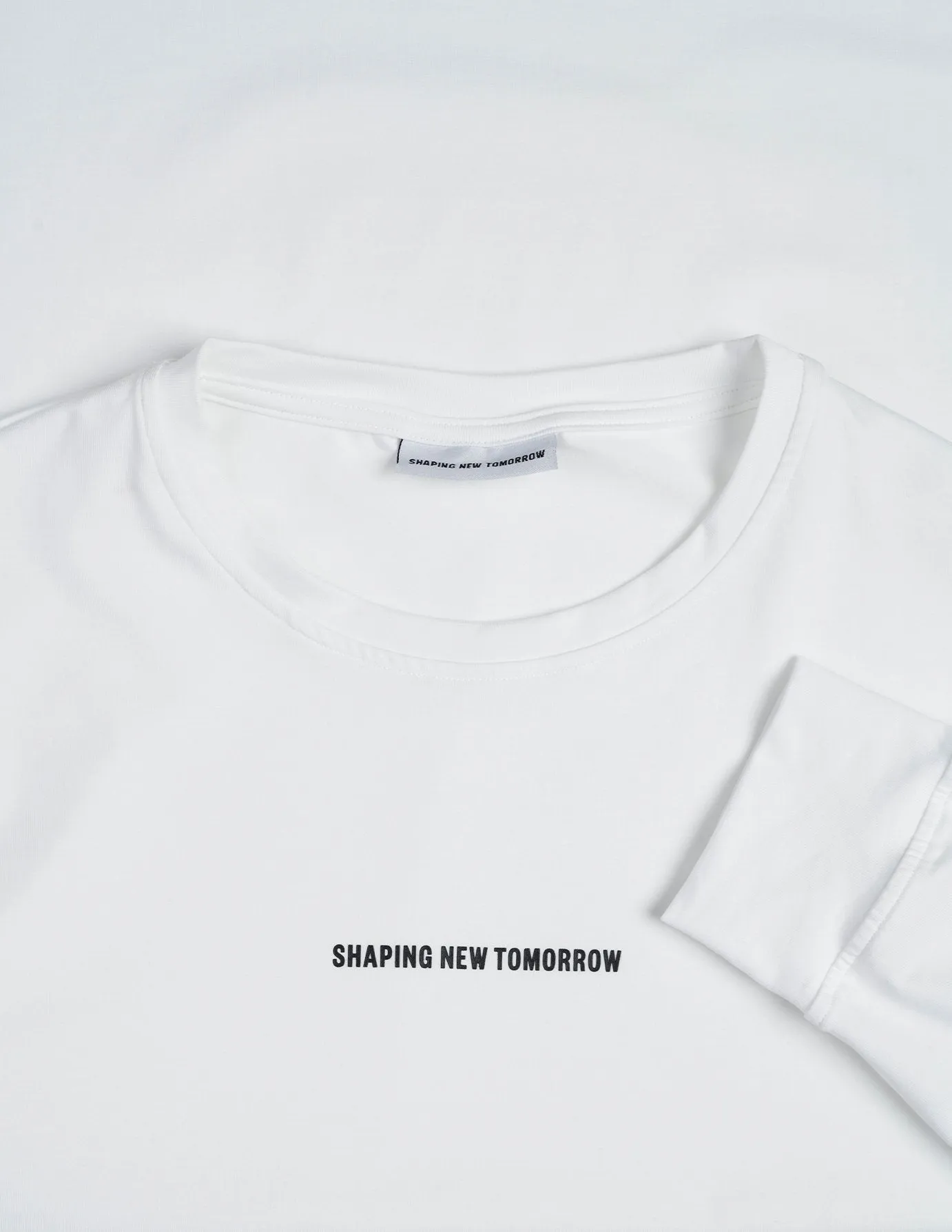 Supima Autograph Long-Sleeved T-Shirt White