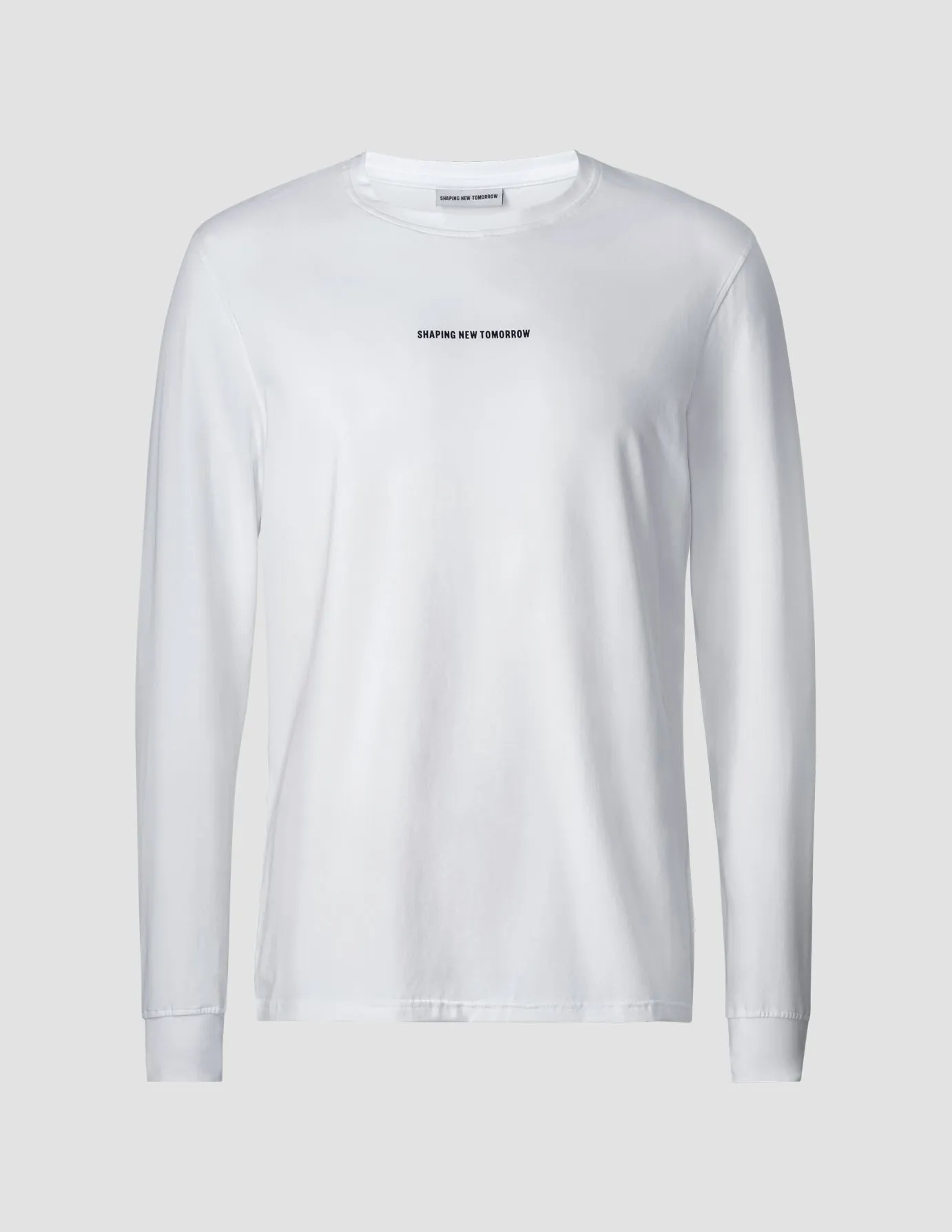 Supima Autograph Long-Sleeved T-Shirt White