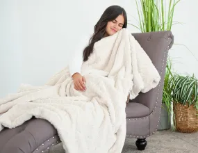 Sweater Bright Cream Blanket