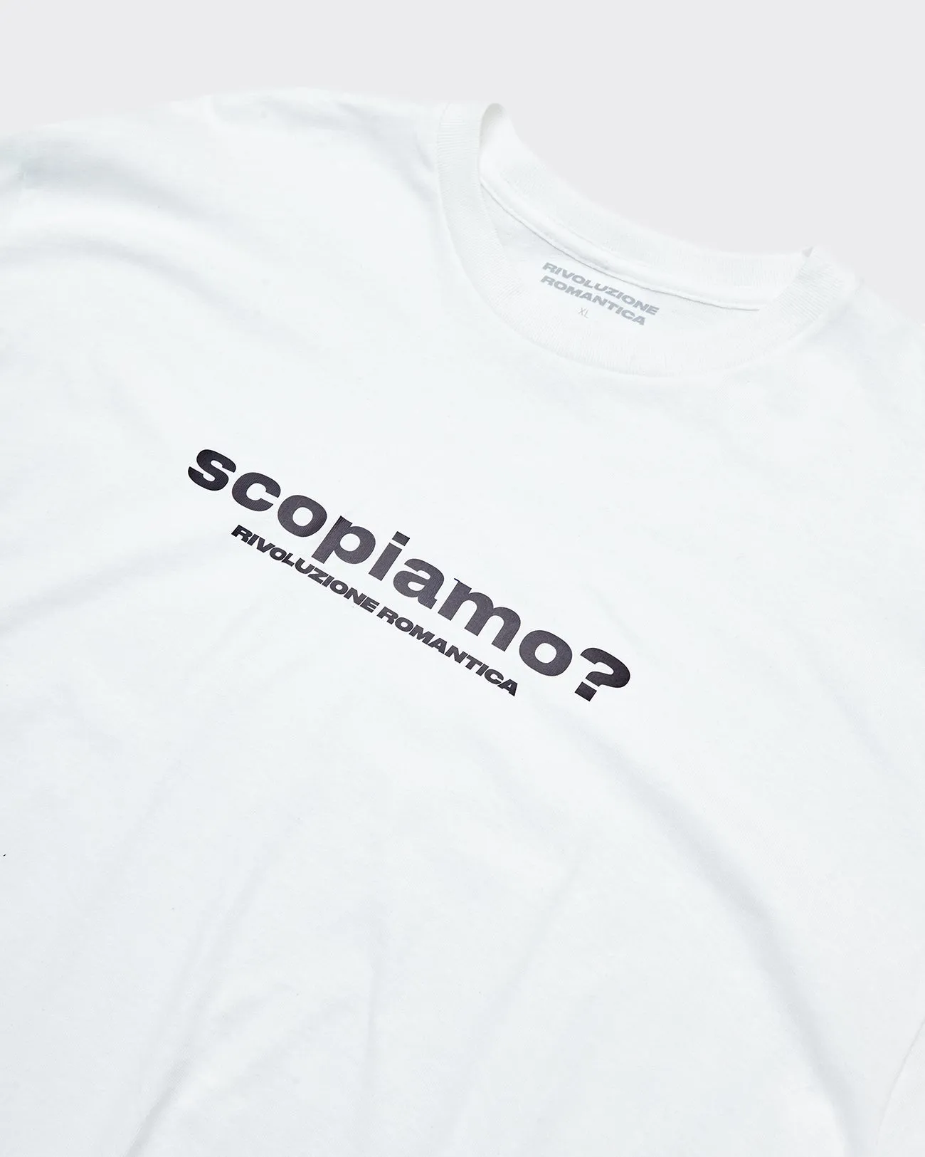 T-shirt Scopiamo Bianca