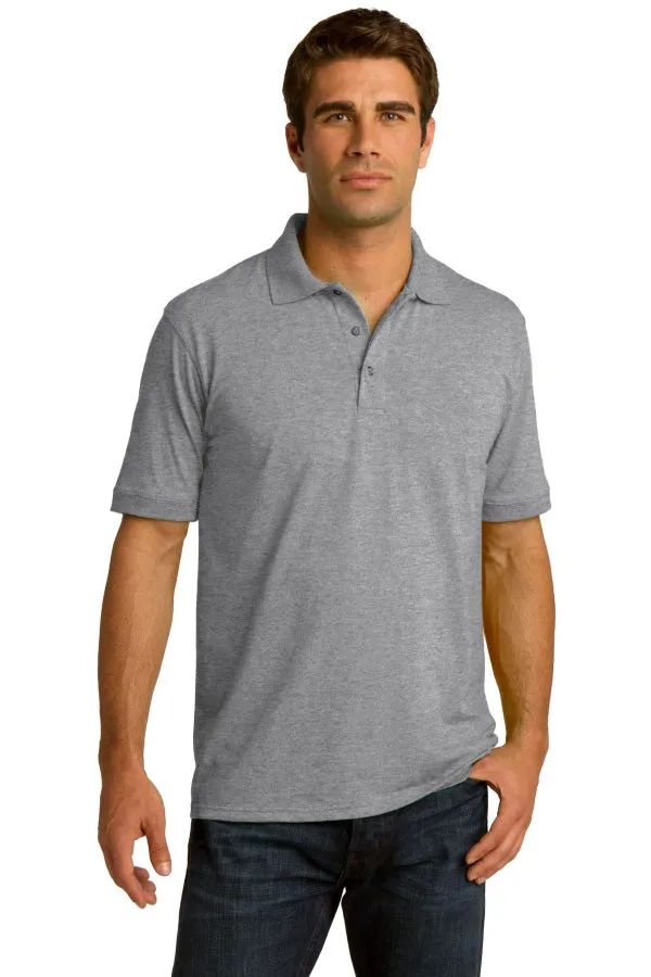 Team Elmer's Embroidered Mens Core Blend Jersey Knit Polo