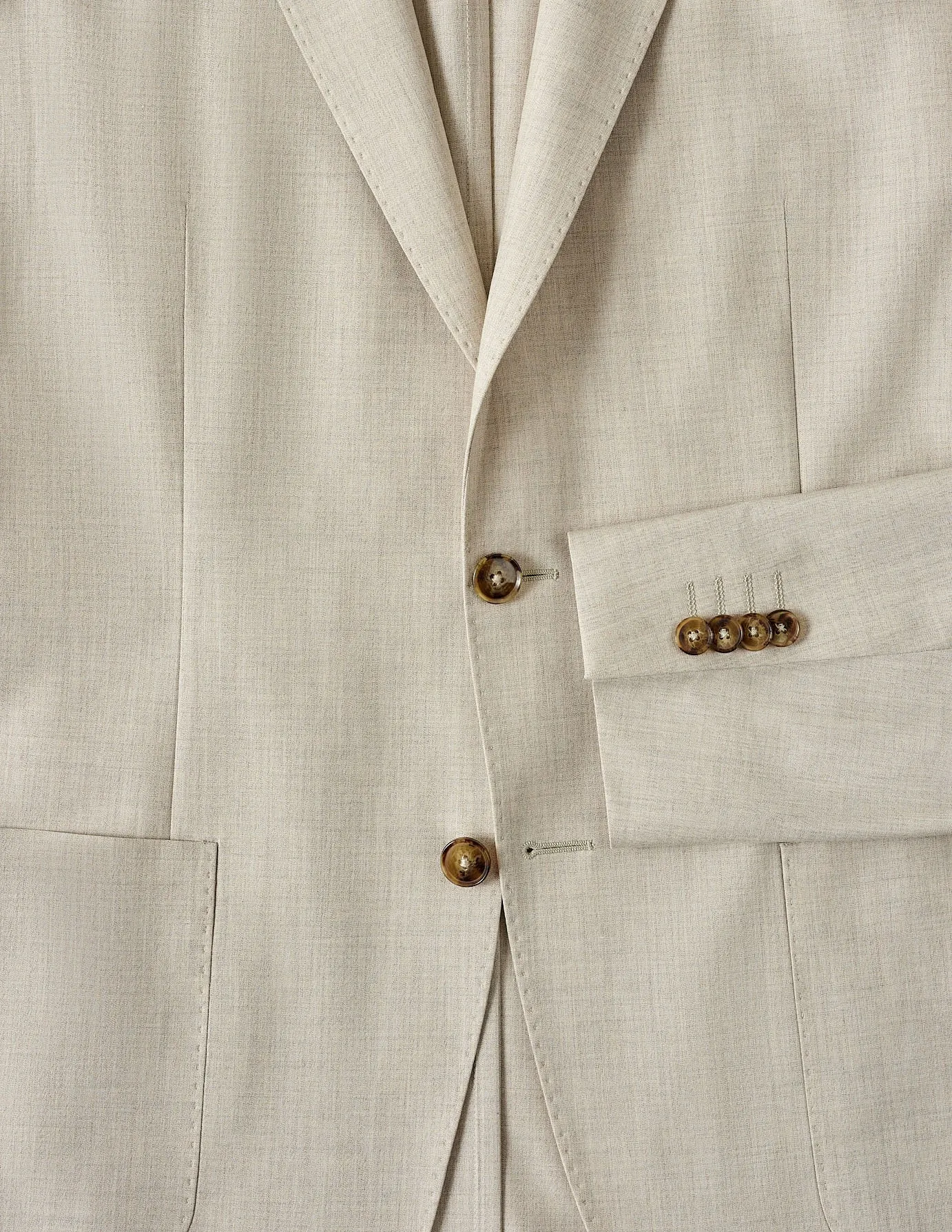 Tech Linen Blazer Sandshell