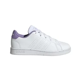 Tenis Adidas Niño Advantage K Blanco Morado