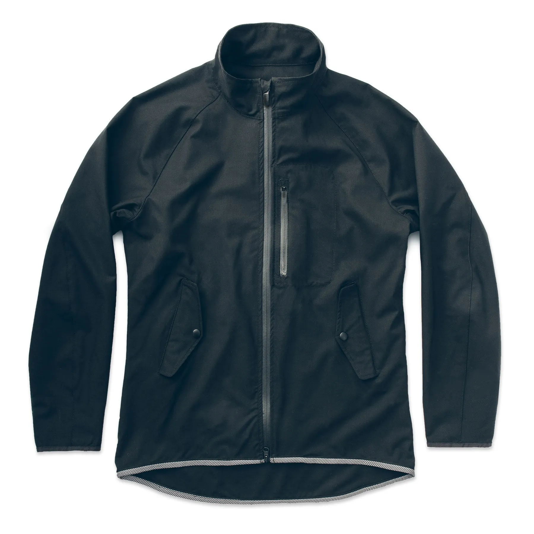 The Civic Jacket in Black MerinoPerform™