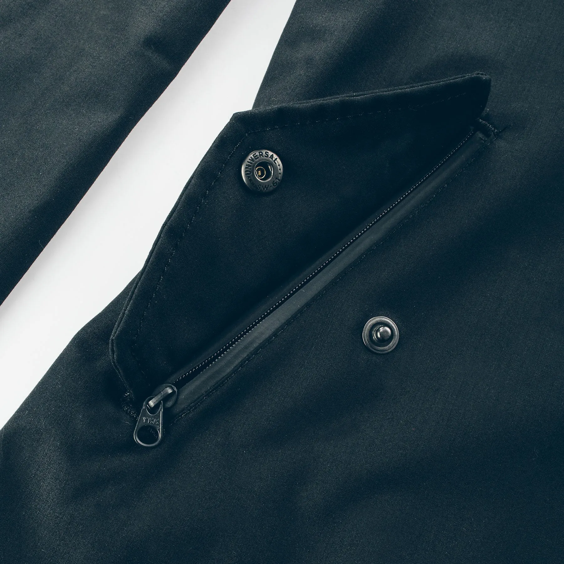 The Civic Jacket in Black MerinoPerform™