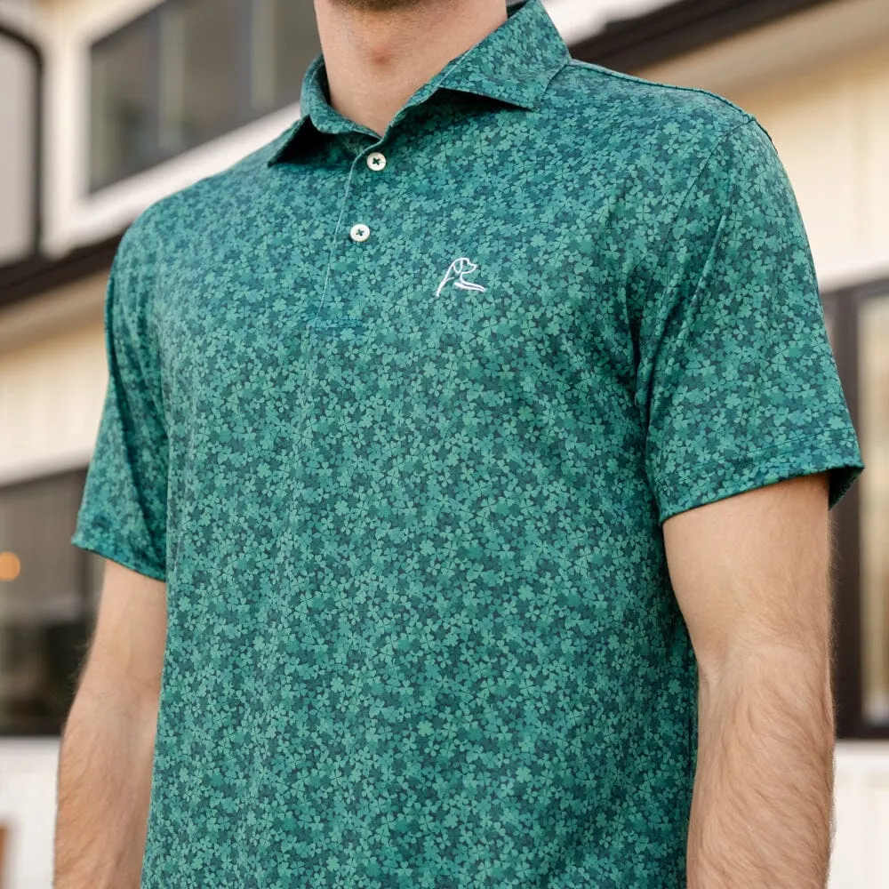 The Irish Camo | Performance Polo | The Irish Camo - Ponderosa Green