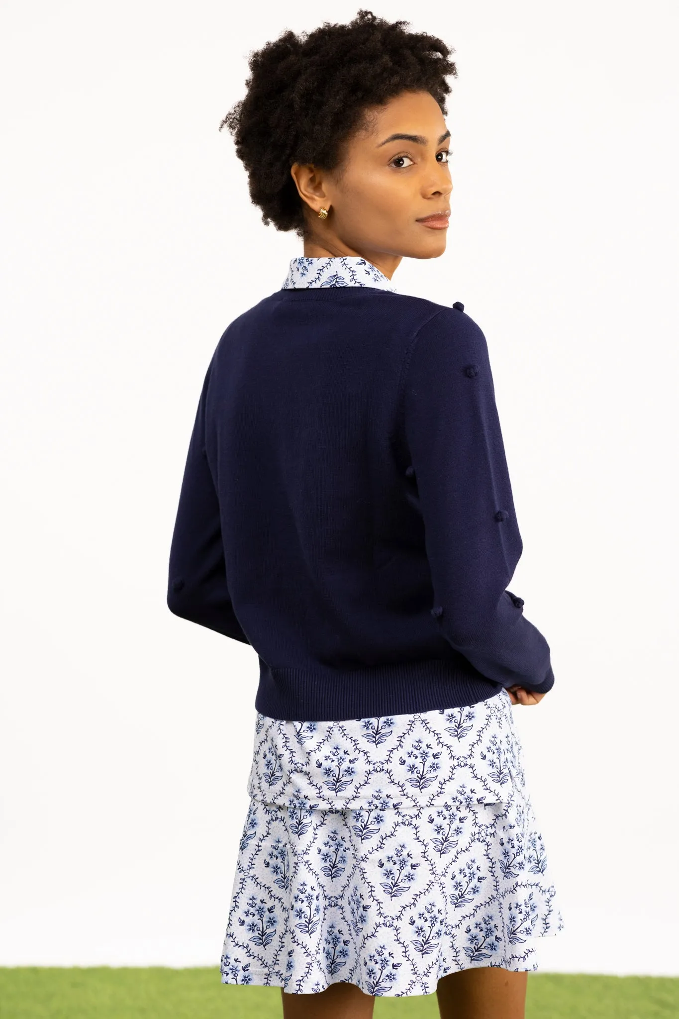 The Juniper Cardigan - Navy