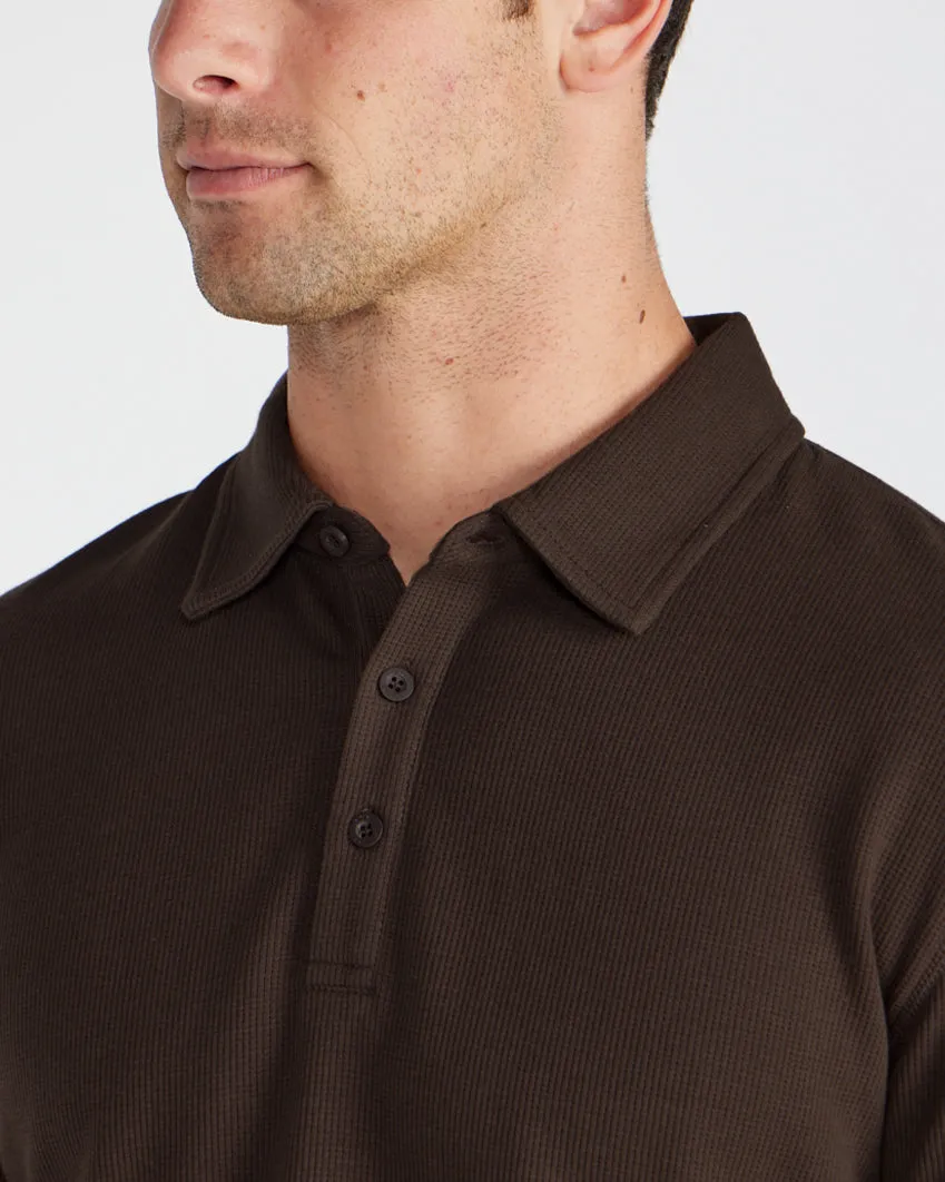 Thermal Long Sleeve Polo