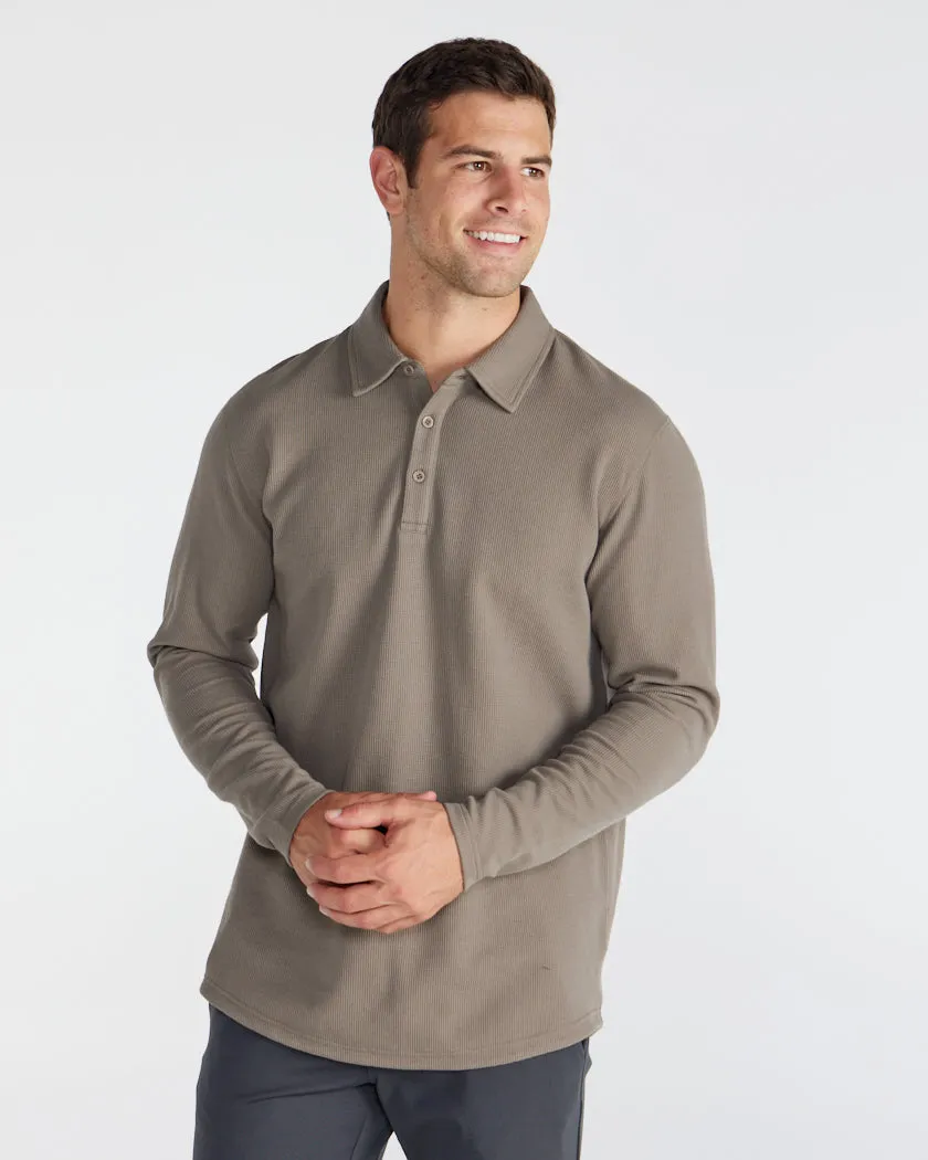 Thermal Long Sleeve Polo