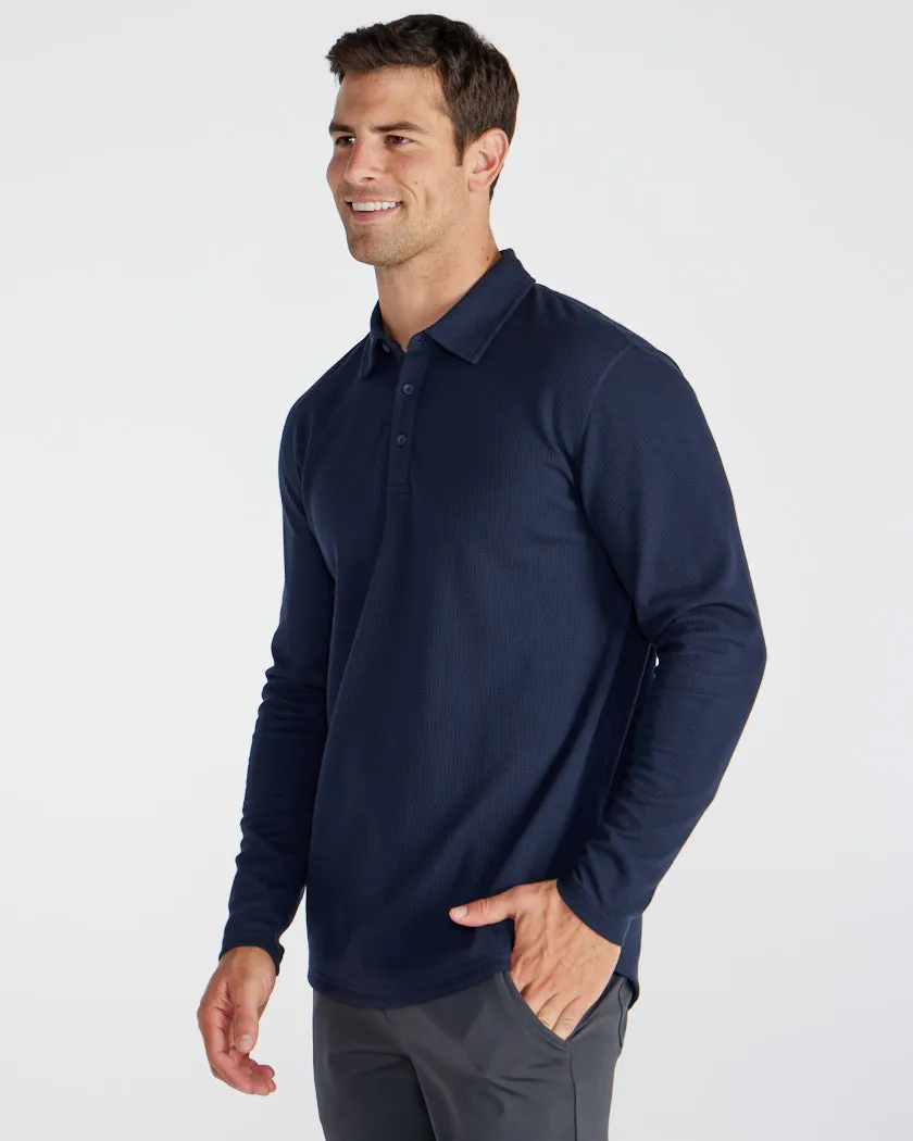 Thermal Long Sleeve Polo