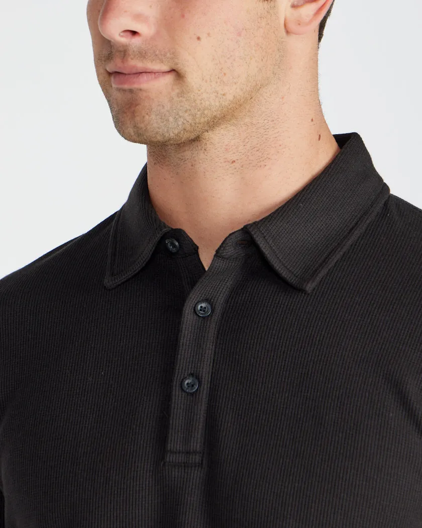 Thermal Long Sleeve Polo