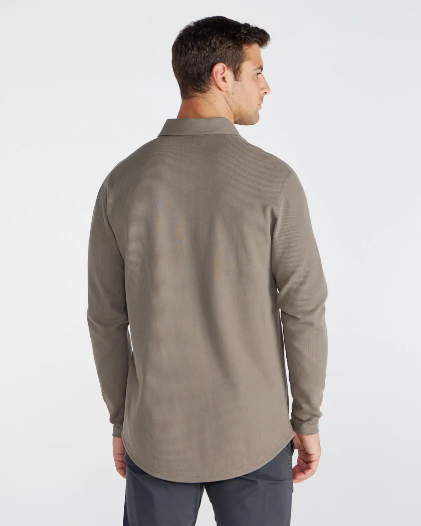 Thermal Long Sleeve Polo