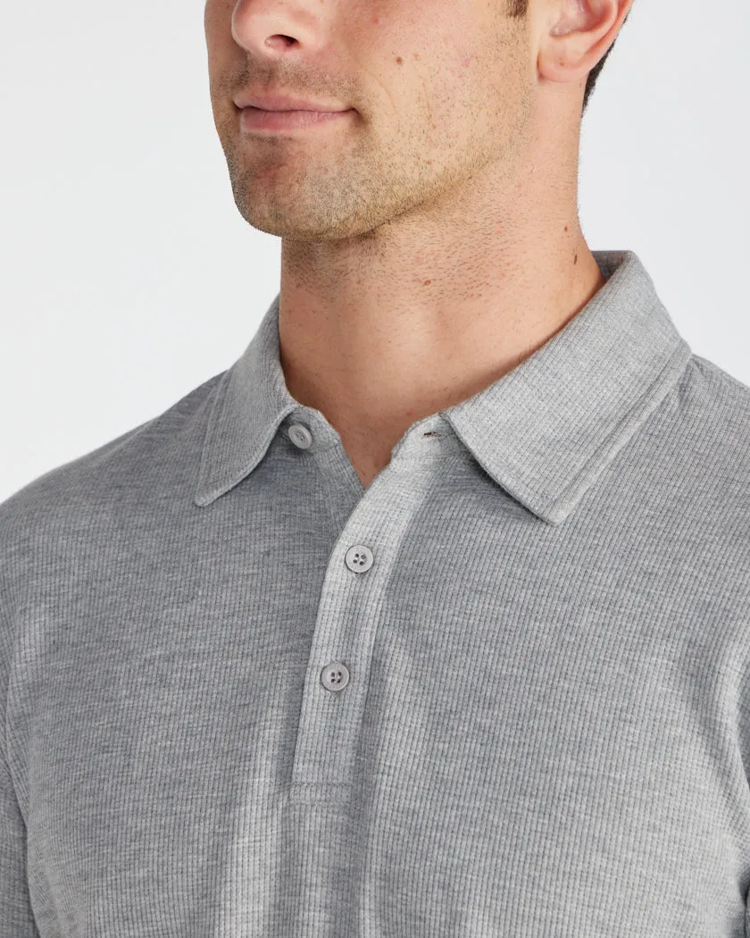 Thermal Long Sleeve Polo