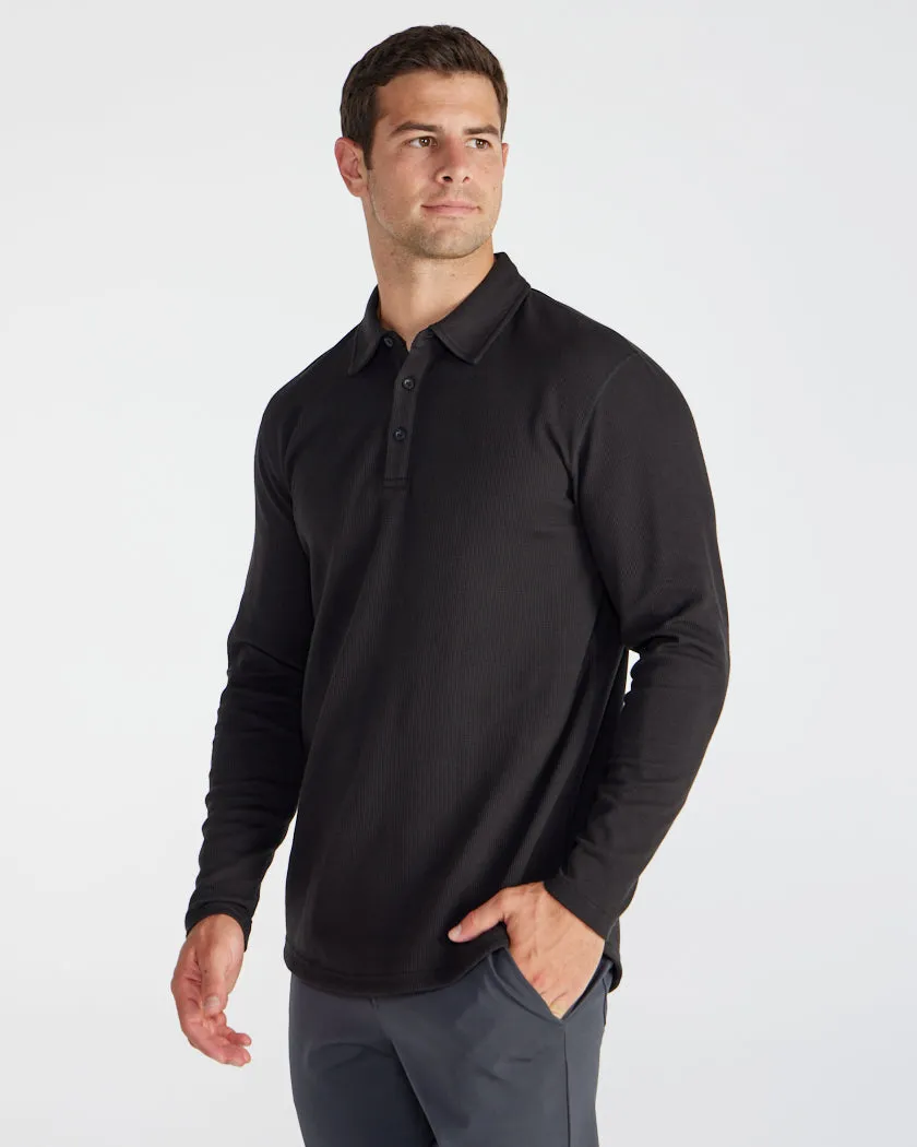 Thermal Long Sleeve Polo