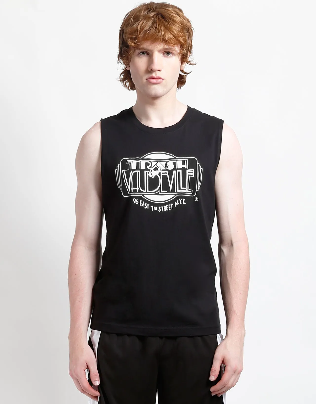 TRASH & VAUDEVILLE ADULT SLEEVELESS T-SHIRT