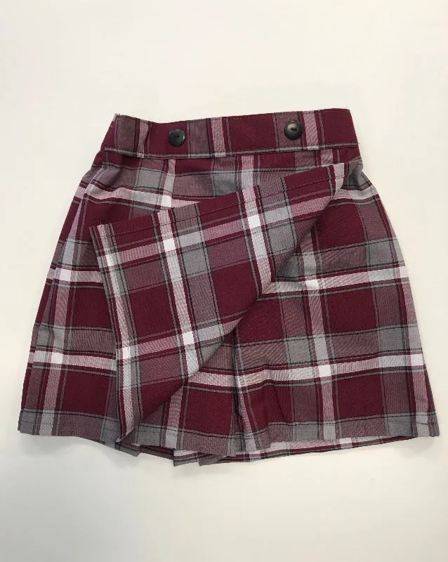 U Pull On Skort Plaid 54 (discontinuing)