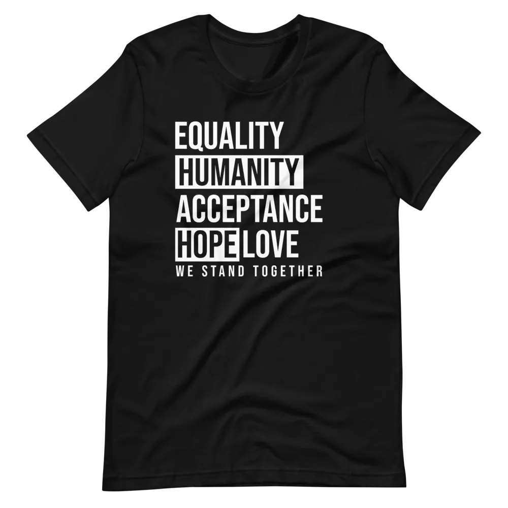 Unisex Equality We Stand Together Short-Sleeve T-Shirt