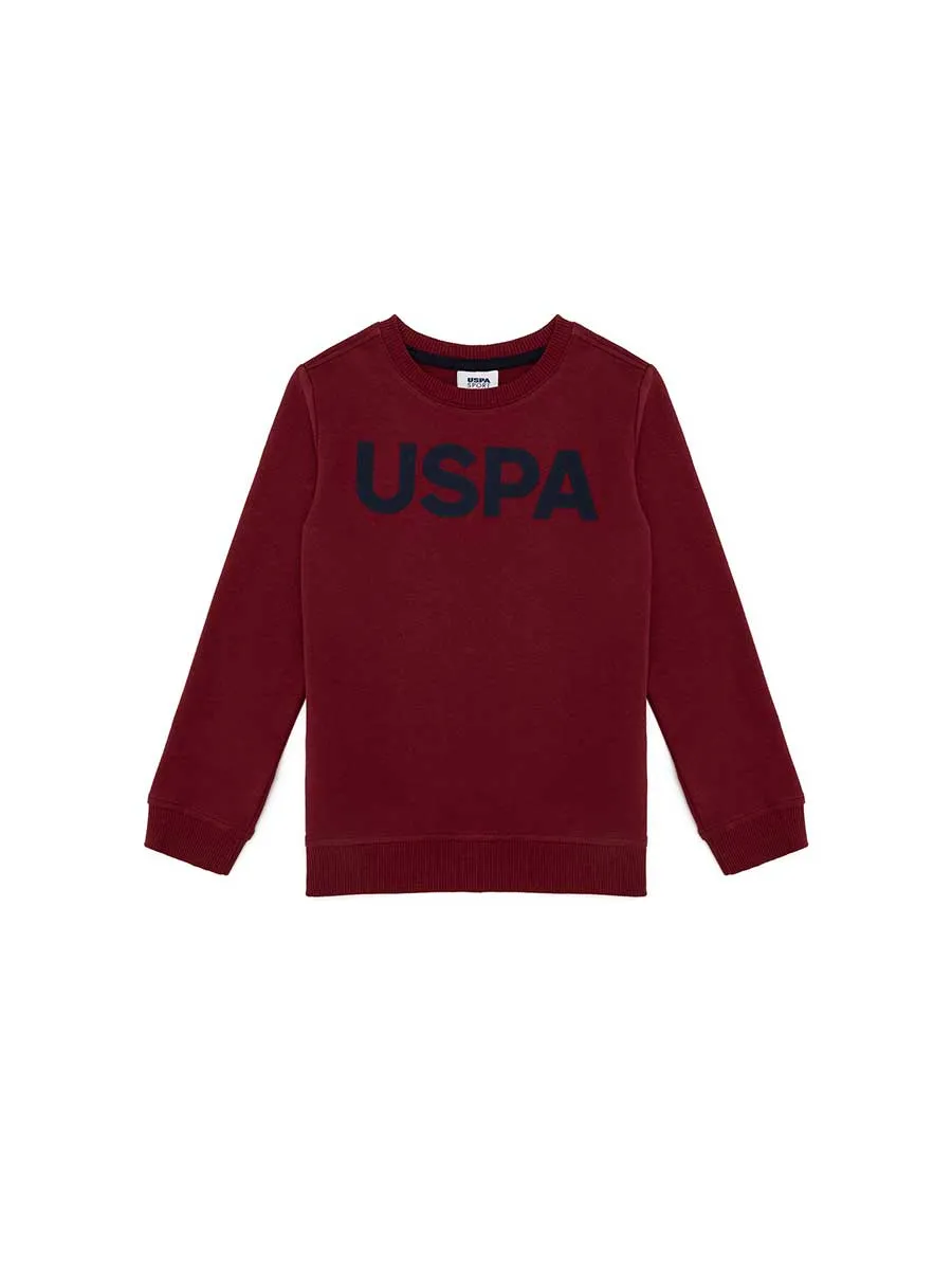 USPA Boys Sweatshirt Cherry VR223 USPSS135