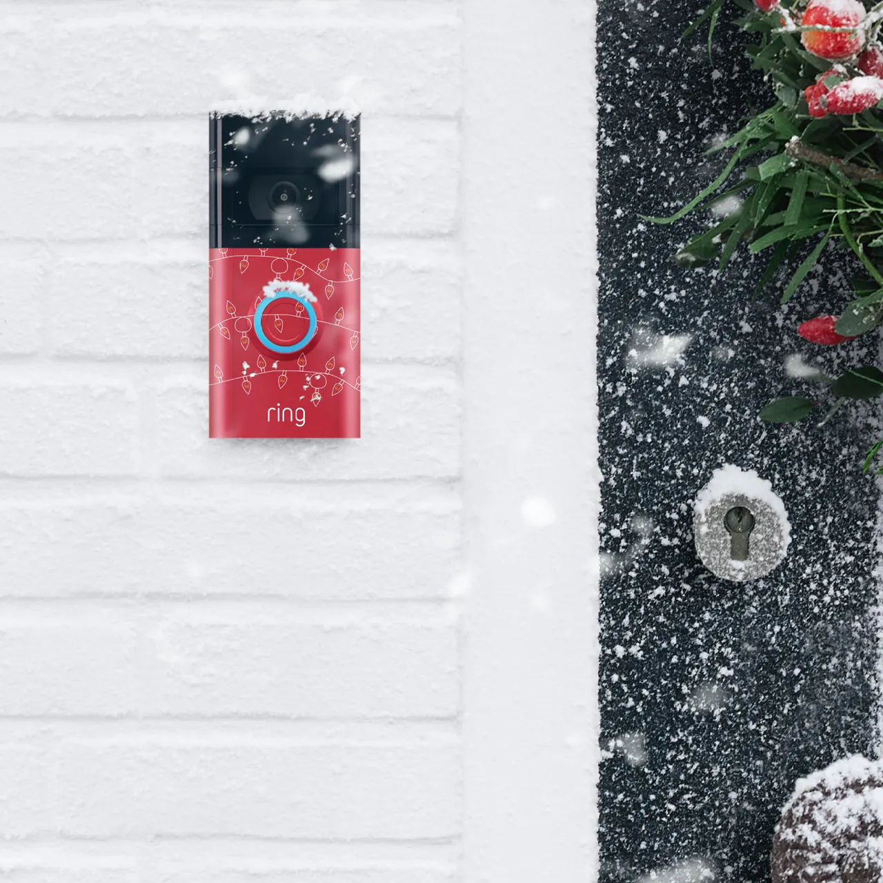 Verwisselbaar voorpaneel voor de feestdagen (Video Doorbell 3, Video Doorbell 3 Plus, Video Doorbell 4, Battery Video Doorbell Plus, Battery Video Doorbell Pro)