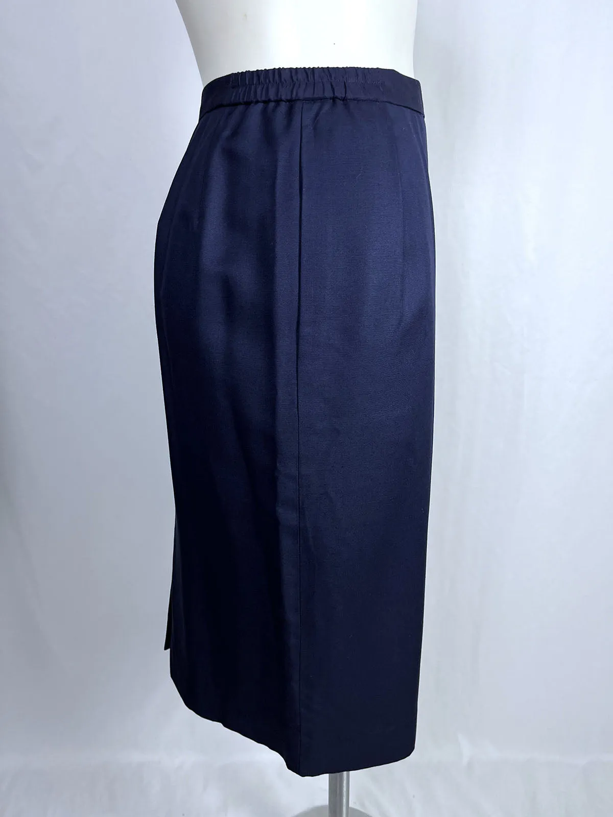 Vintage Saville Size 16 Navy Skirt Suit Set