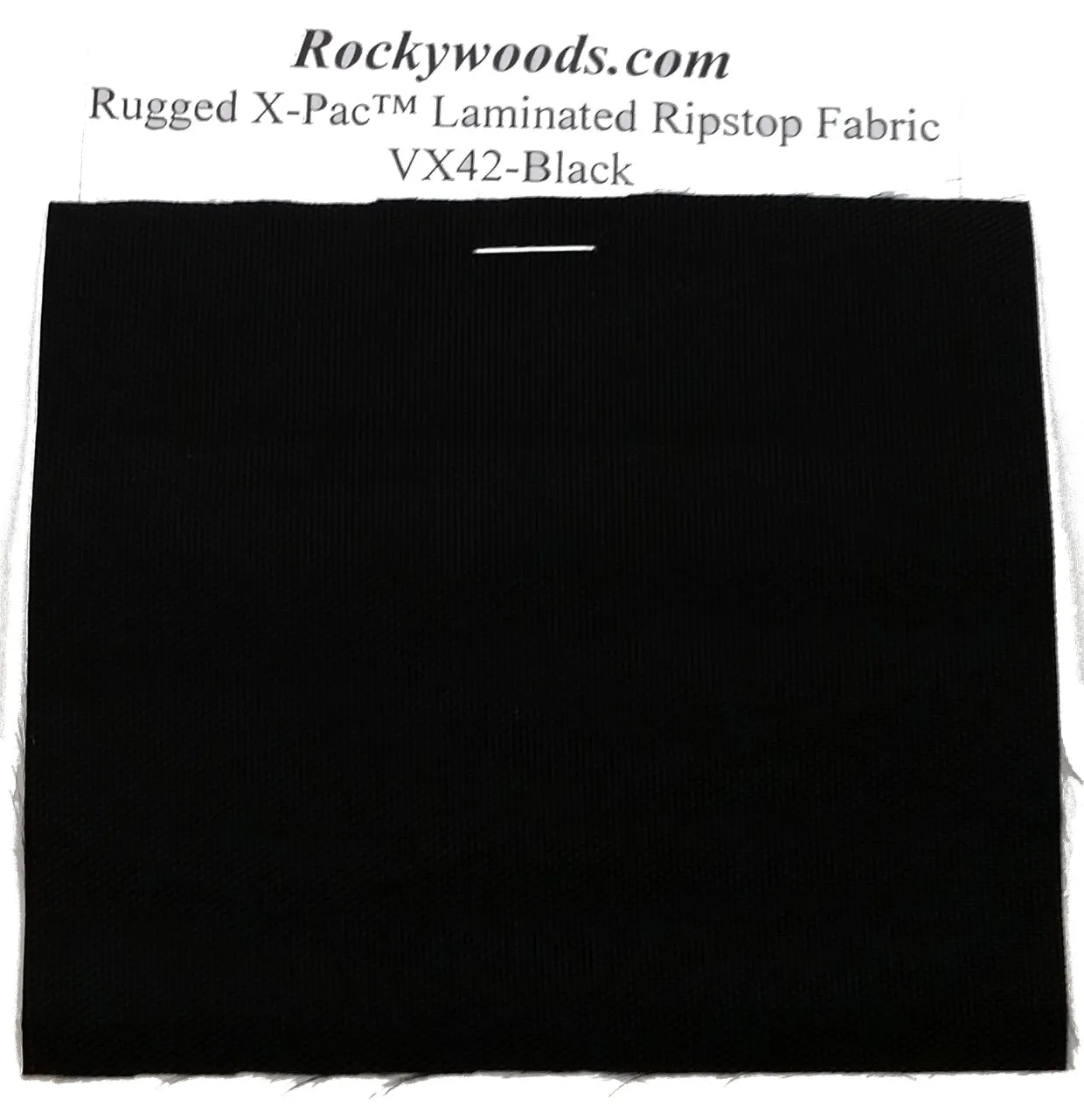 VX42 Rugged X-Pac® Laminated Ripstop Fabric - Black (Sold per Yard)