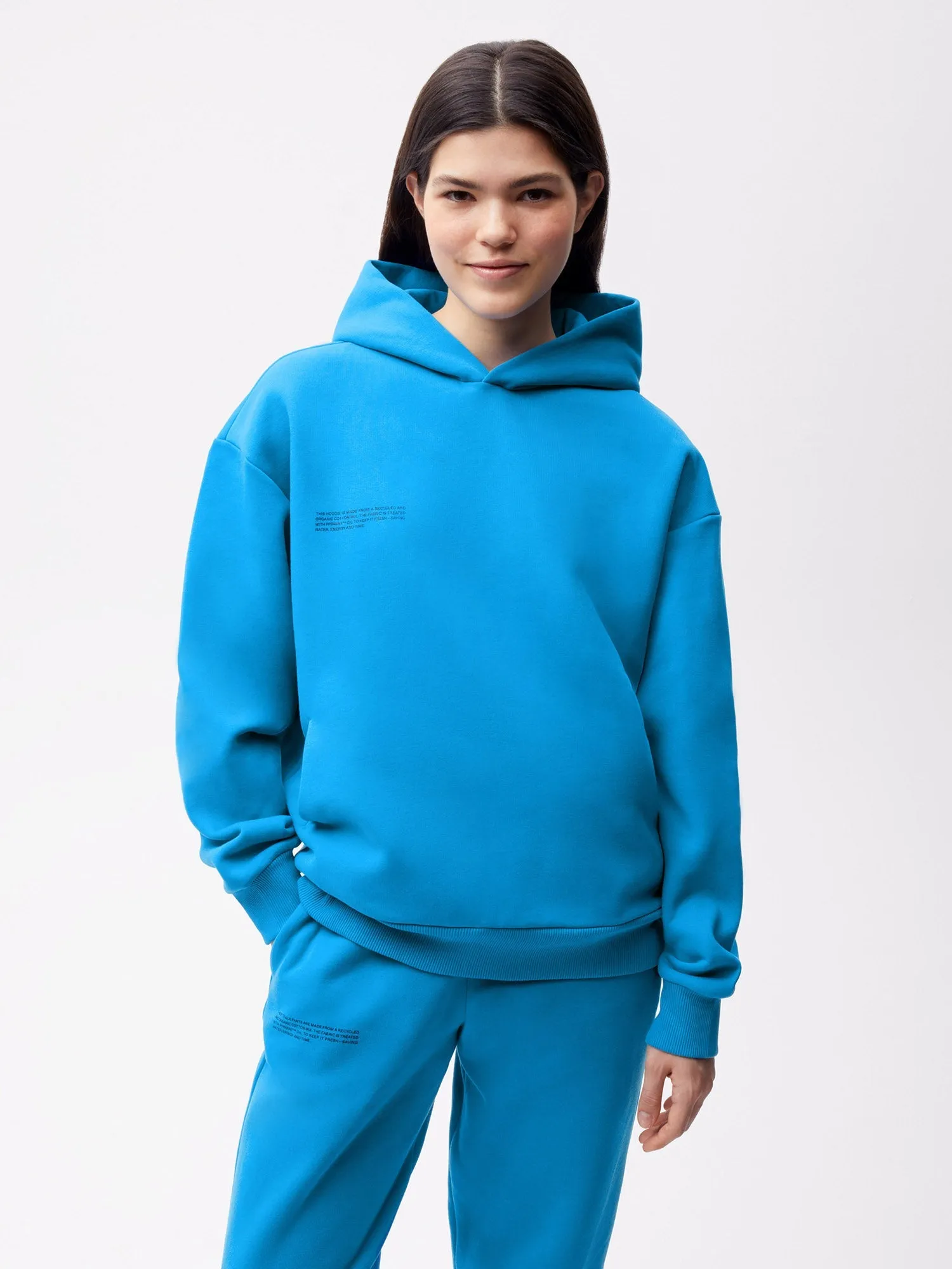 Womens 365 Heavyweight Hoodie—cerulean blue