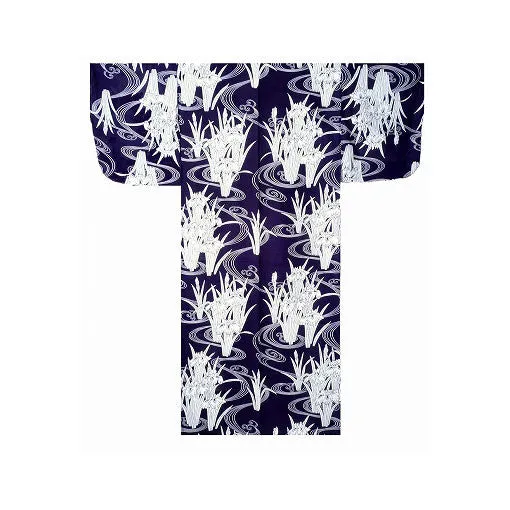 Women's Yukata: Iris and Flowing Water