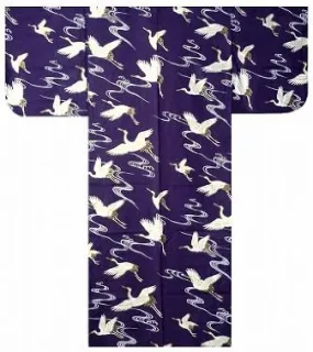 Women's Yukata: White Crane #949 CLEARANCE USA