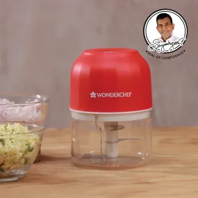 Wonderchef Zippy Cordless Chopper 250 Ml, 1 Year Warranty