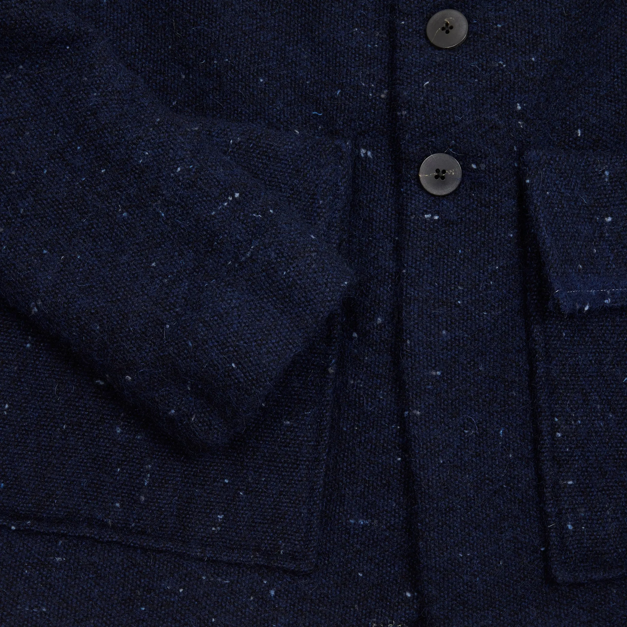 Wright   Doyle Wool Lucien Jacket in Encre Blue